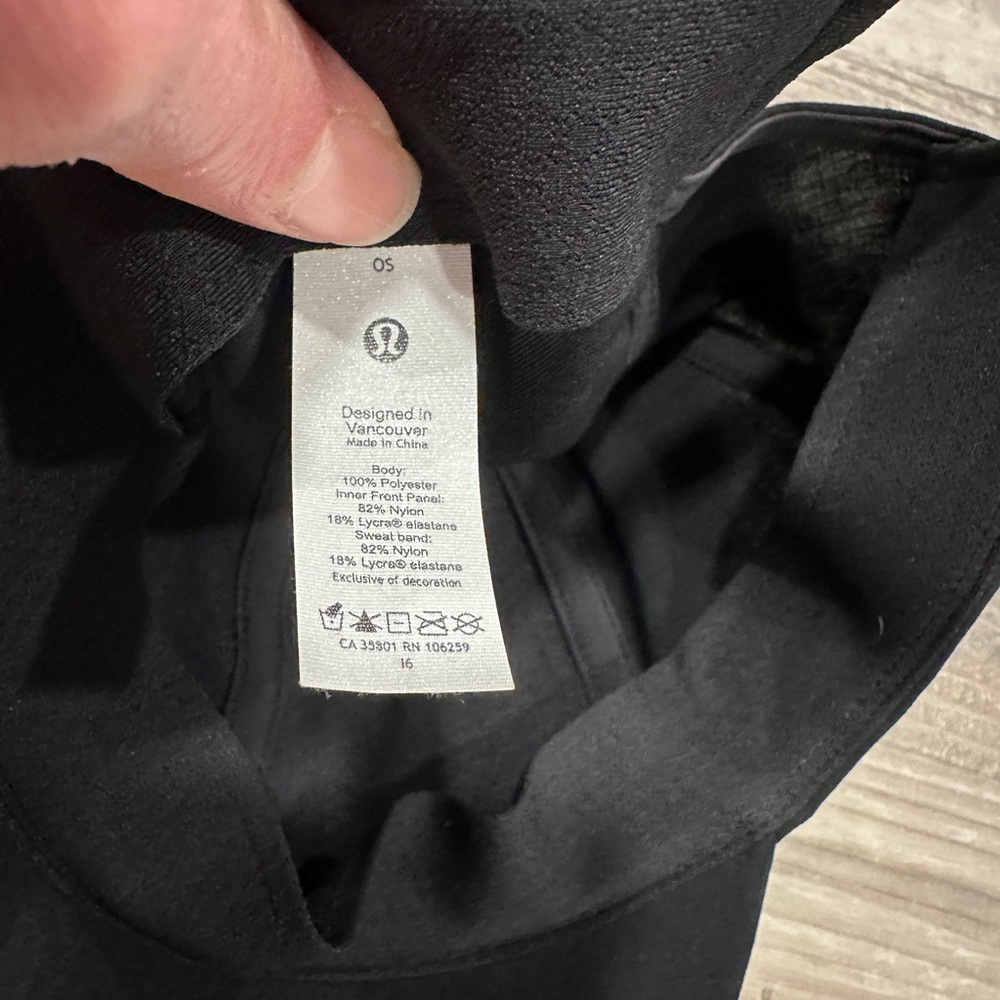 Lululemon Baller Hat II *Soft Black - Picture 4 of 7